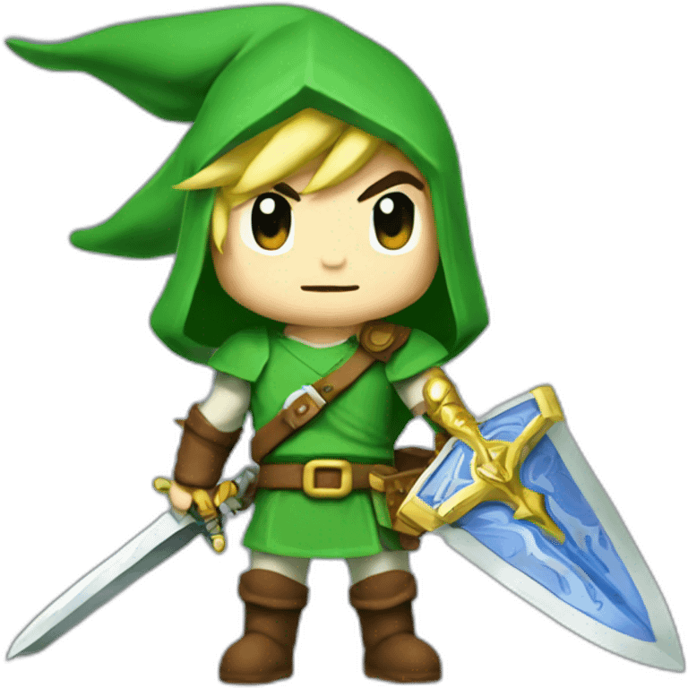 Link with master sword emoji