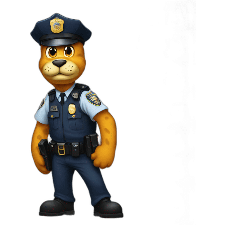 garfield-police emoji