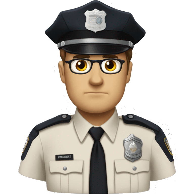 Dwight schrute police uniform emoji