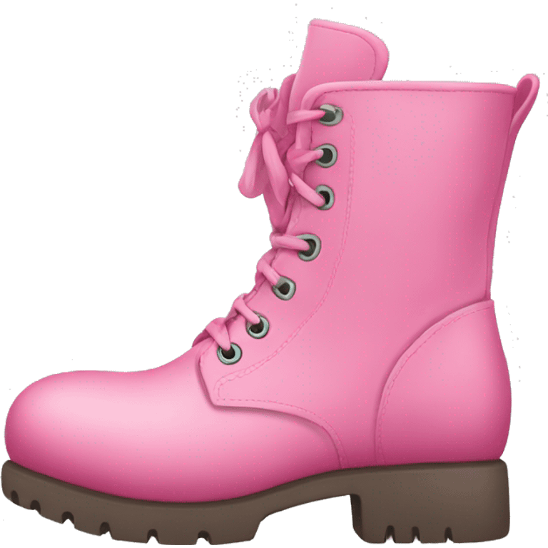 Pink boots emoji