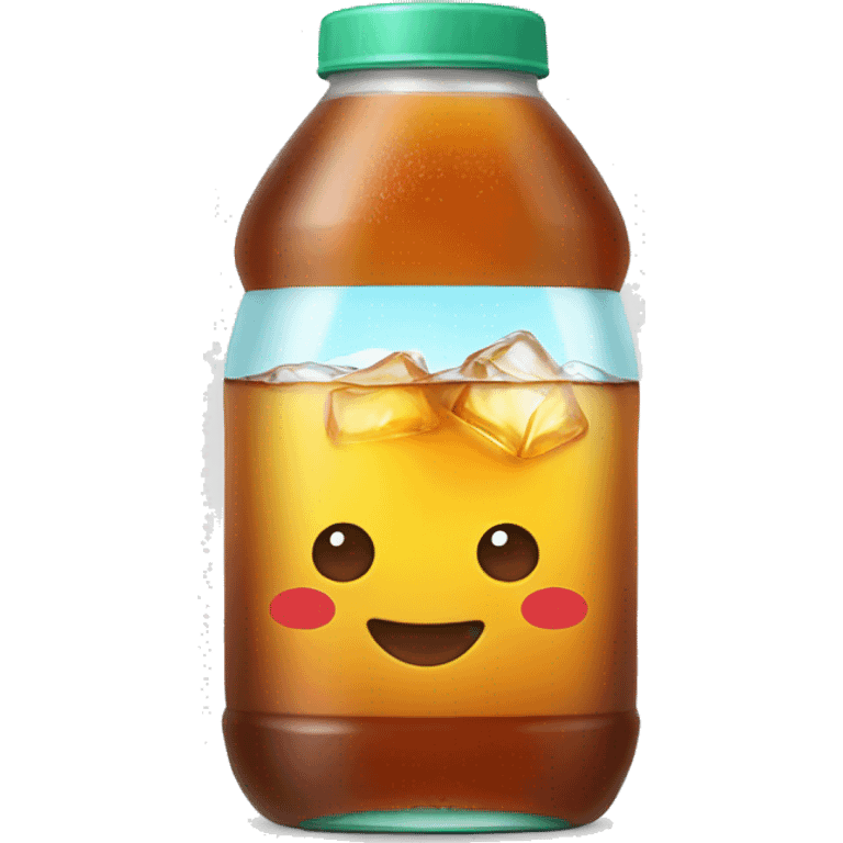 Bottle of ice tea emoji