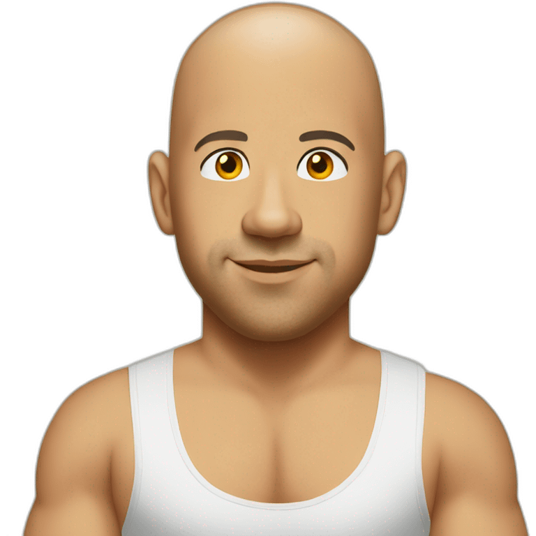 Vin diesel in tanktop emoji