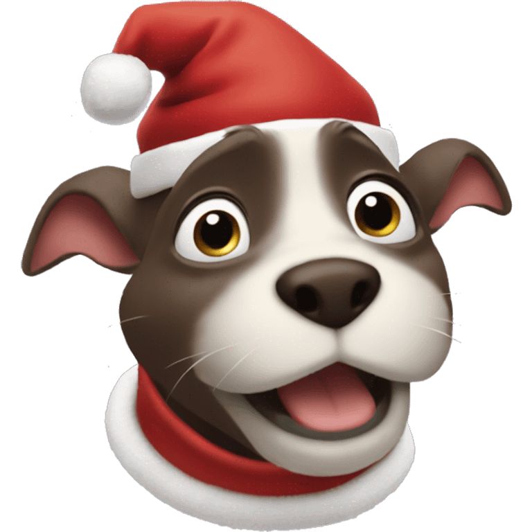 Remy from ratatouille dressed as Santa Claus  emoji