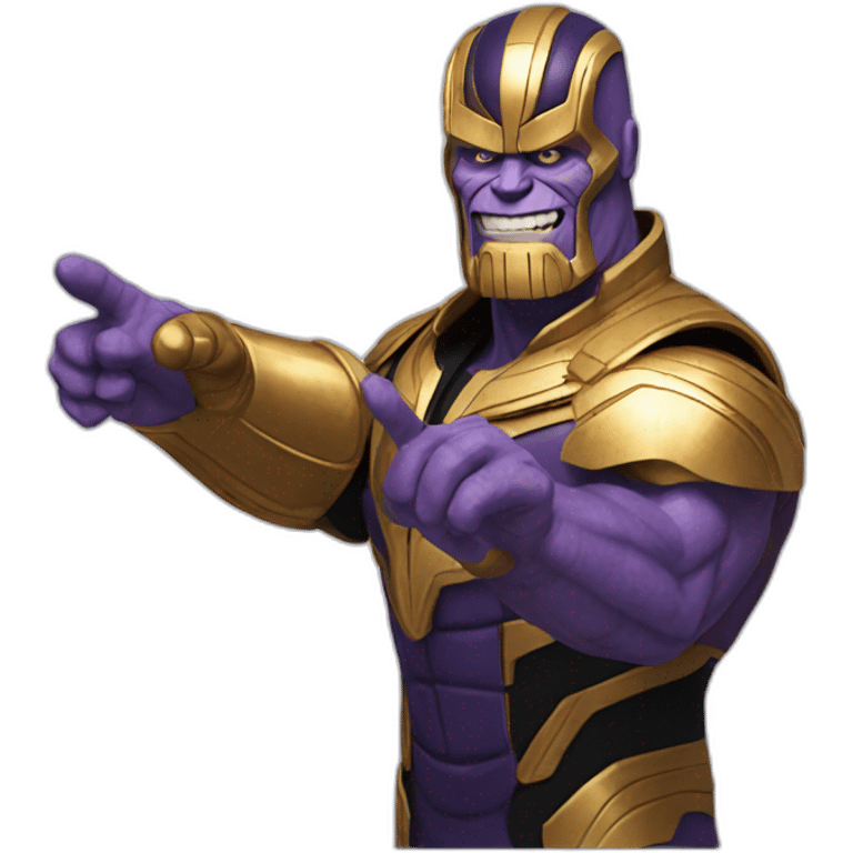 thanos waving goodbye emoji