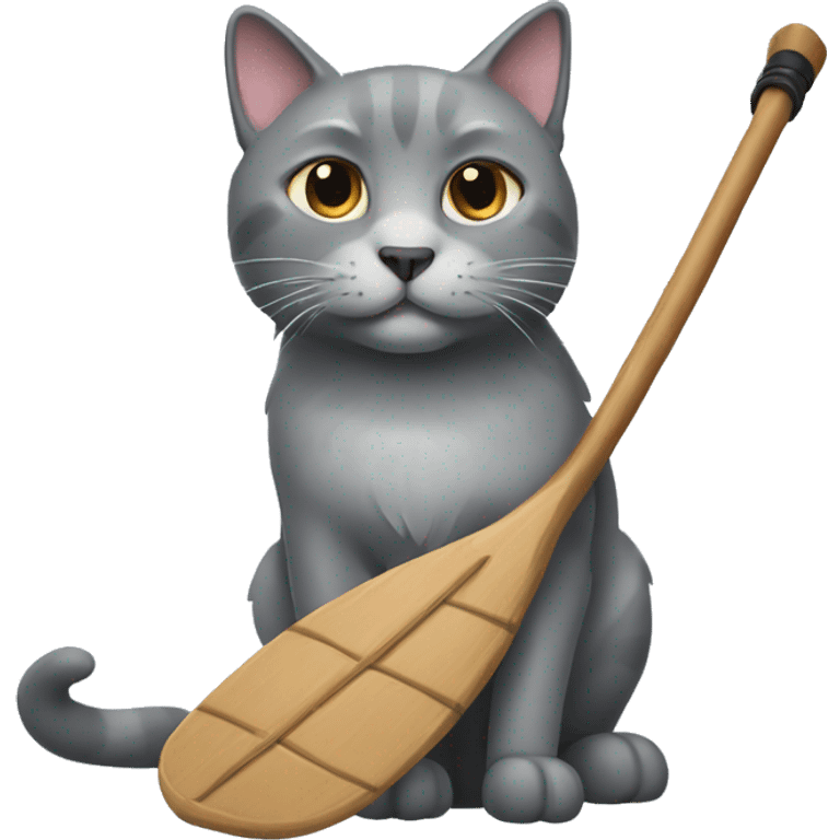 Grey cat scottish oar emoji