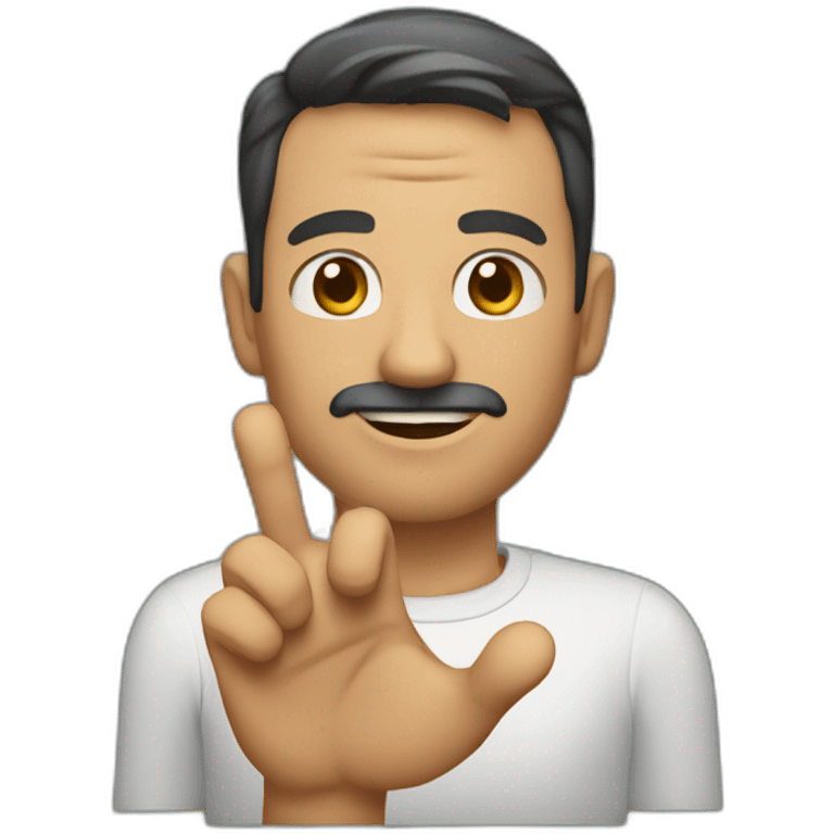 Hombre mano pulgar arriba emoji