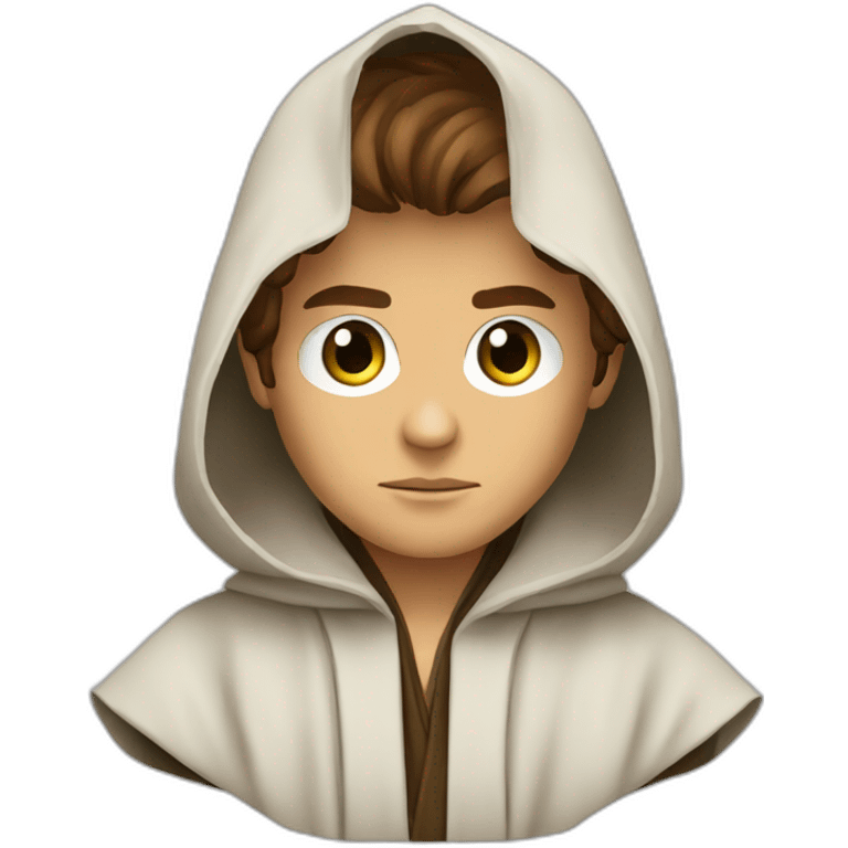 anakin skywalker (sith eyes) (hooded robe) (portrait, front facing) emoji