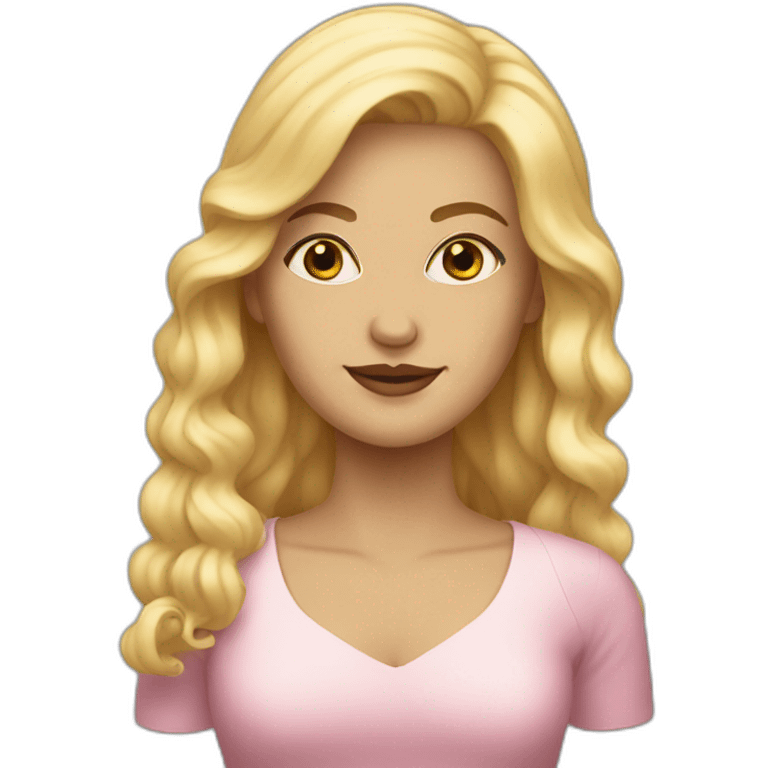 blonde American lady emoji