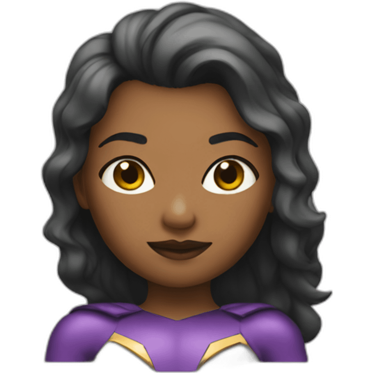 superhero girl emoji