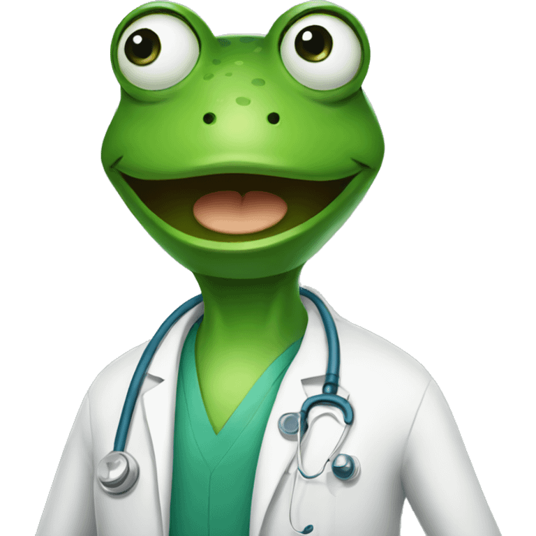 frog doctor emoji