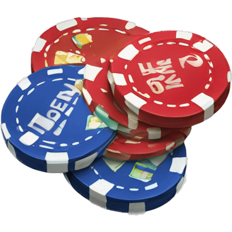 Casino chips  emoji