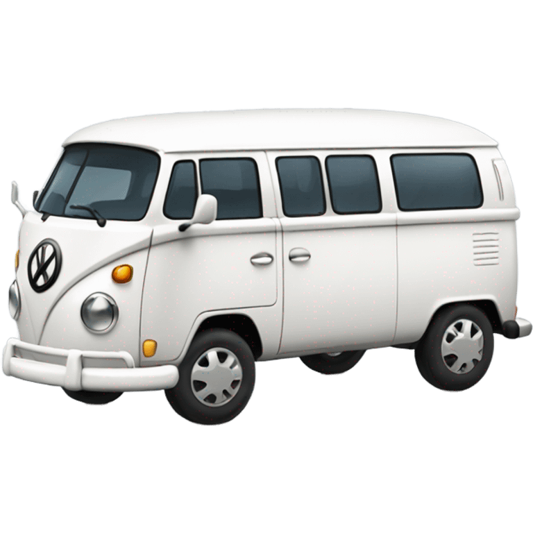 White volkswagon van  emoji