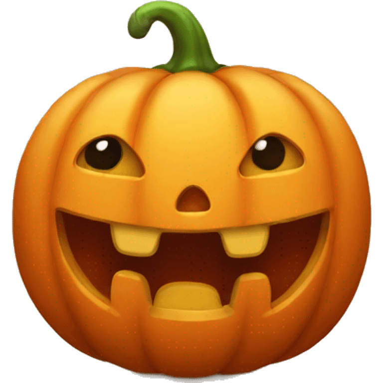 Cute pumpkin emoji