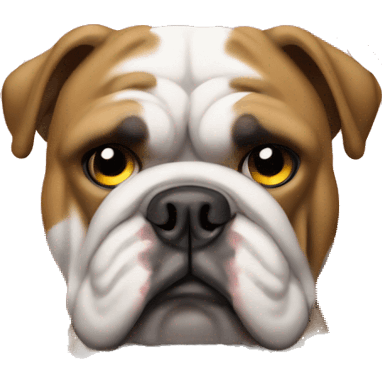 english bulldog no entry sign emoji