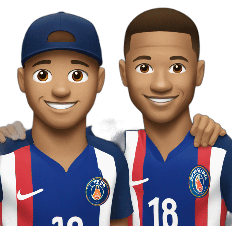 Mbappé et Neymar  emoji