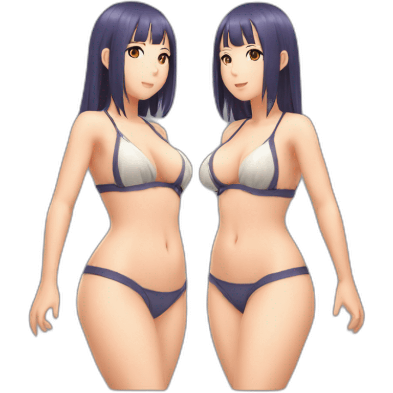 hinata hyuga full body pawg micro bikini back focus emoji