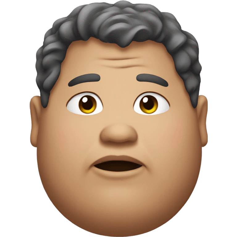 Fat person emoji