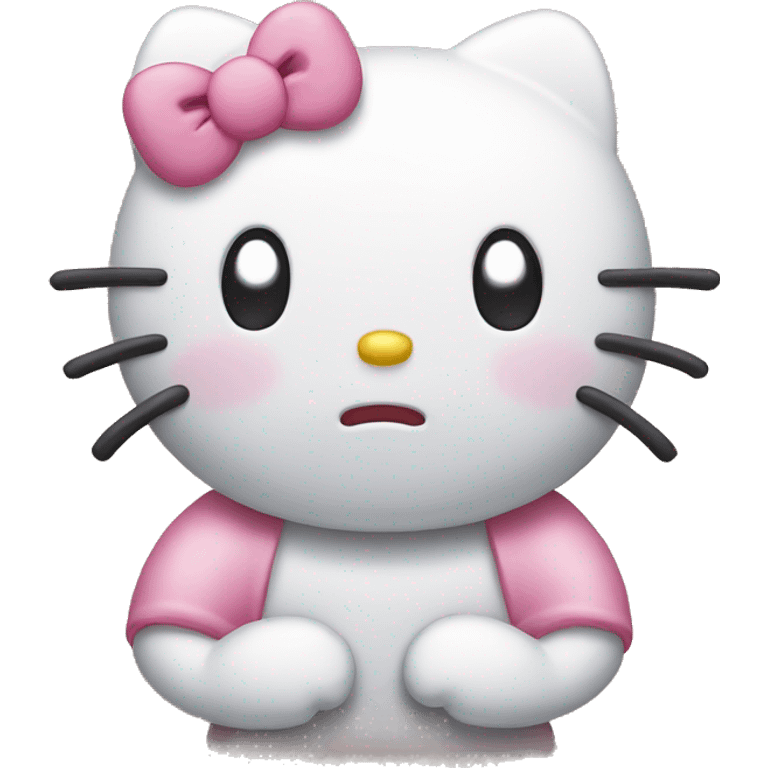 Sad hello kitty  emoji