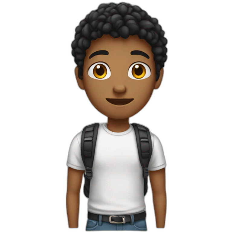 A teen boy emoji