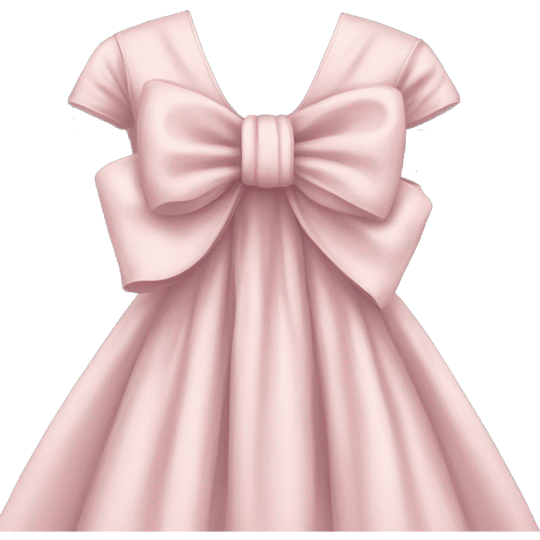 pale pink Vintage bow dress emoji