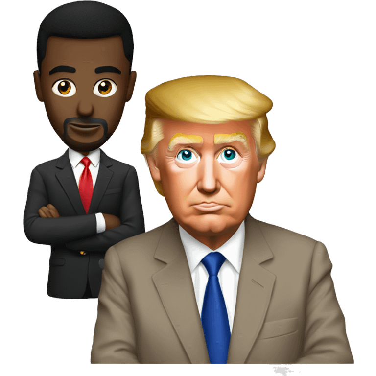 donald trump with a glizzy  emoji