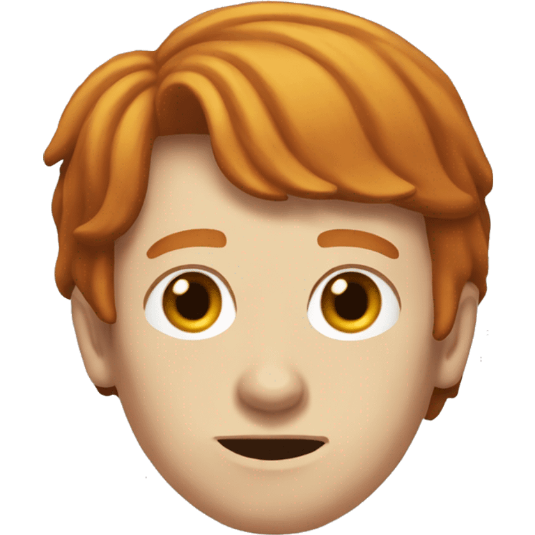 Ron Weasley with a receding hairline  emoji