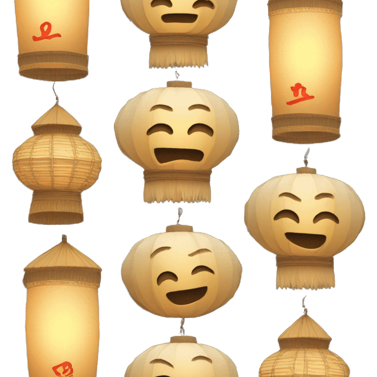 Oriental paper Latern emoji