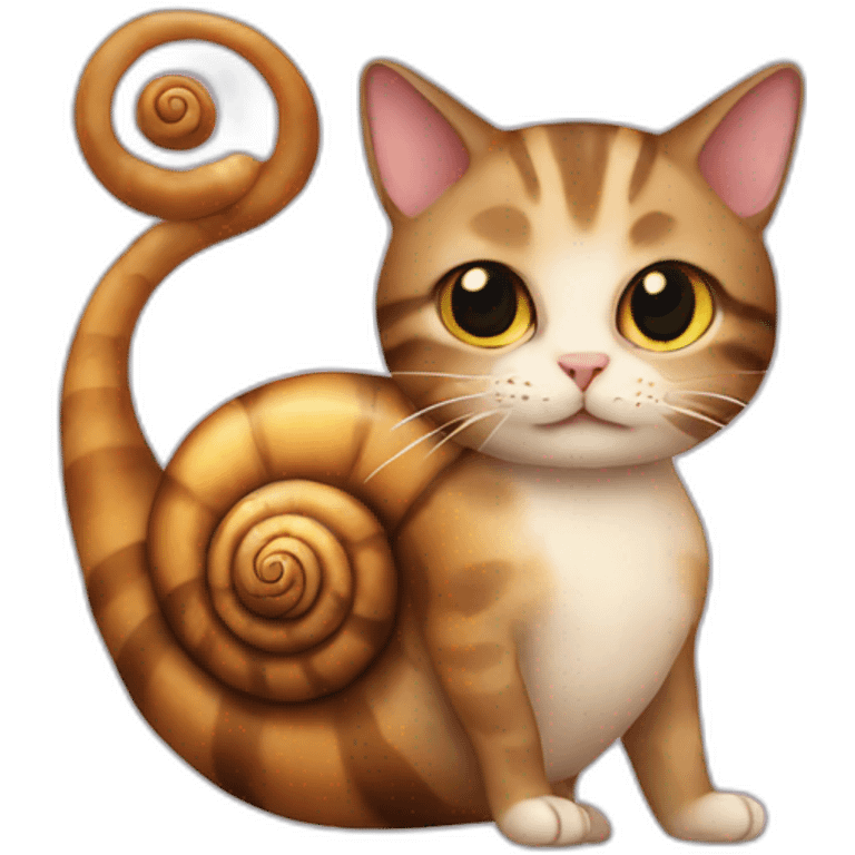 snail cat emoji