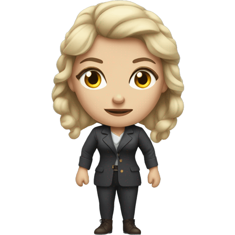 Muscular female sherlock holm emoji