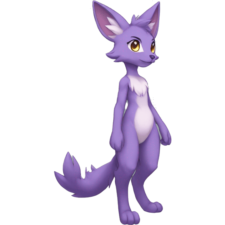 Anthro Sona Fakemon Full Body emoji