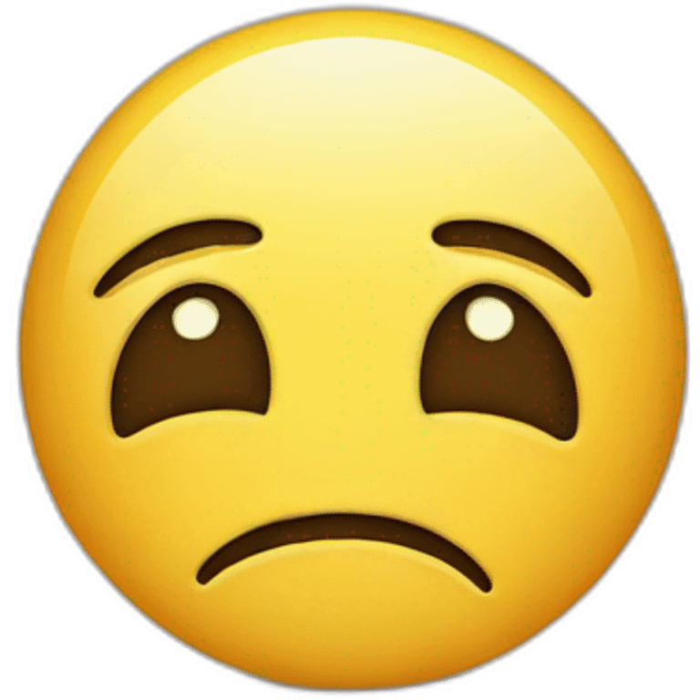 one smiley emoji sad and frowning emoji