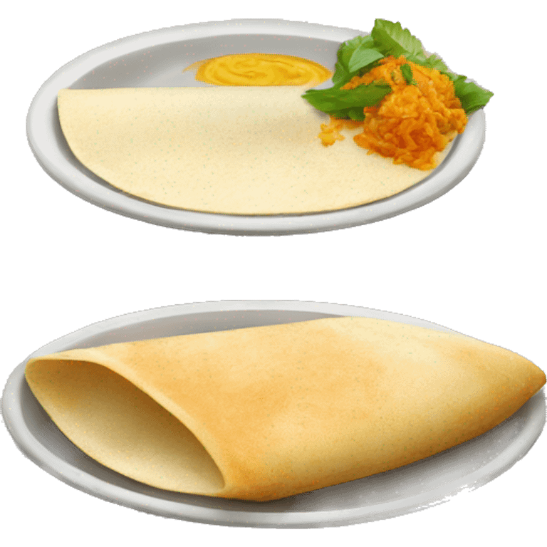 dosa south indian dish emoji