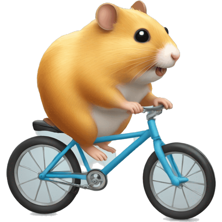 hamster on a bike emoji