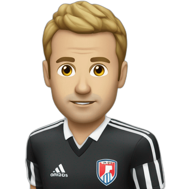 Macron arbitre de foot emoji