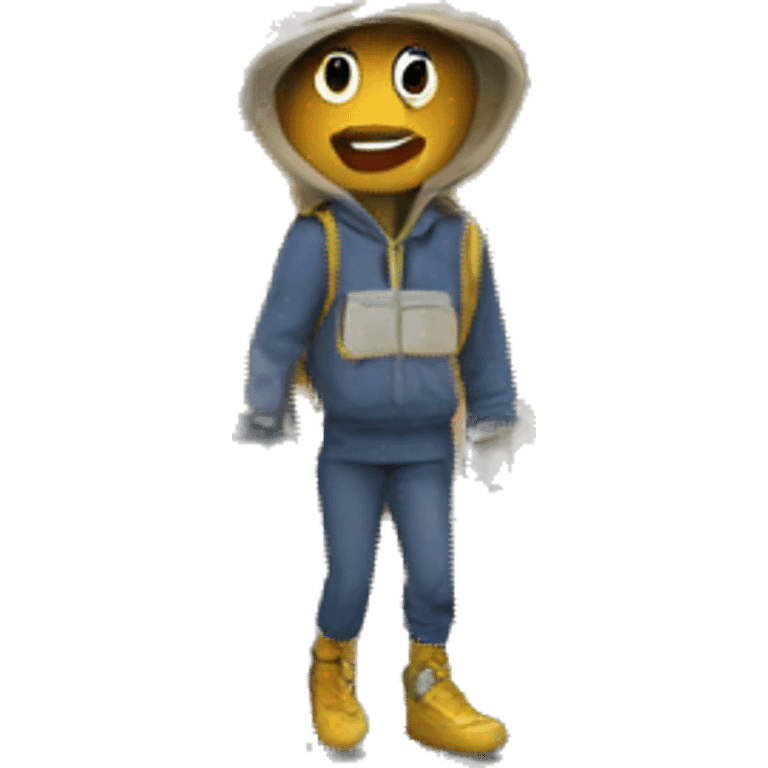 anthropomorphic street emoji