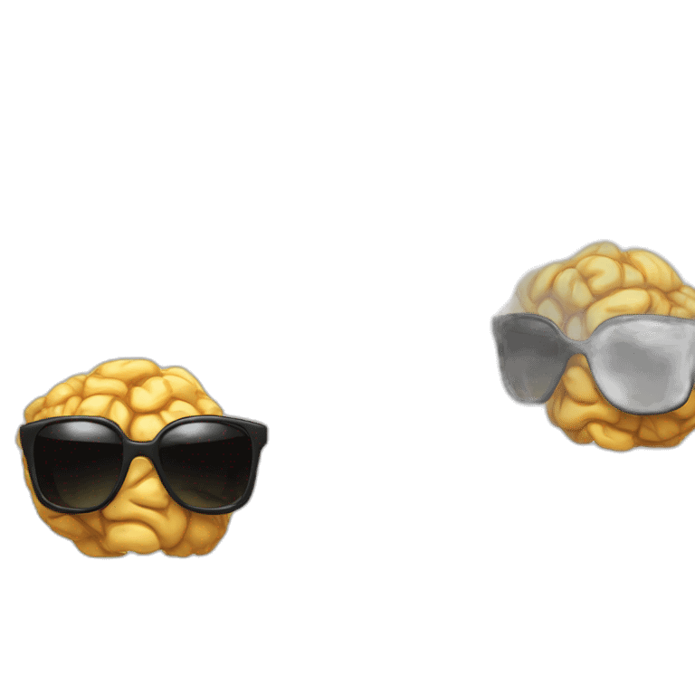 brain trashcan sunglasses emoji