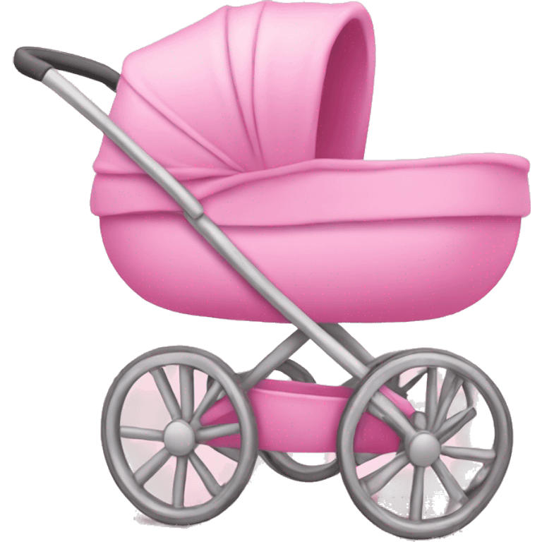 Create an all pink pram emoji