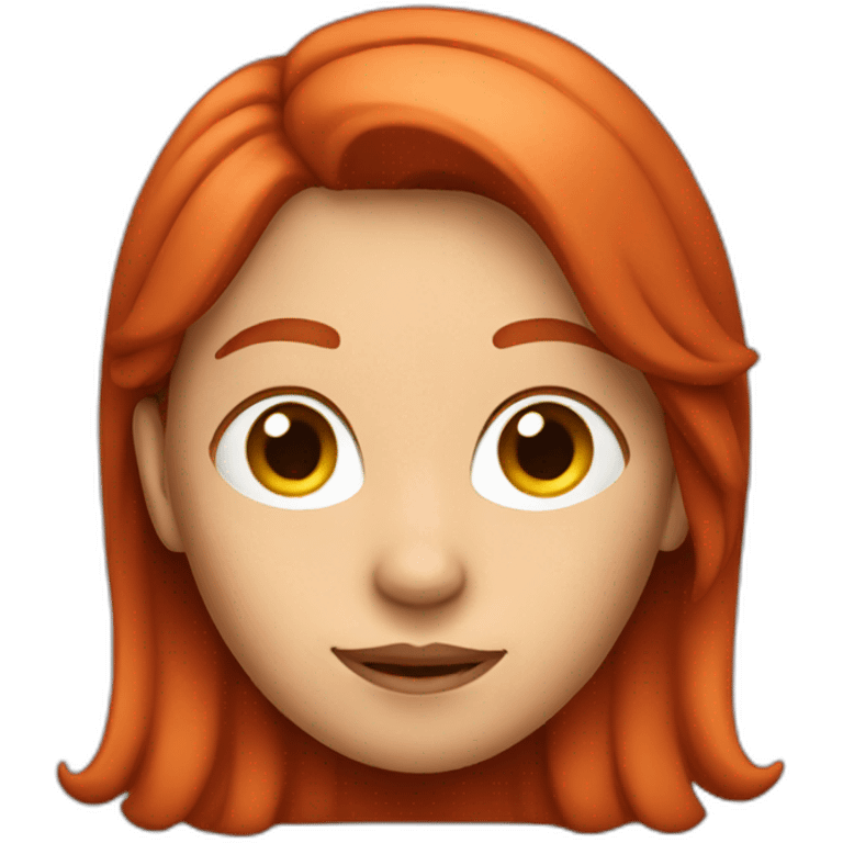 Big ear red hair woman  emoji