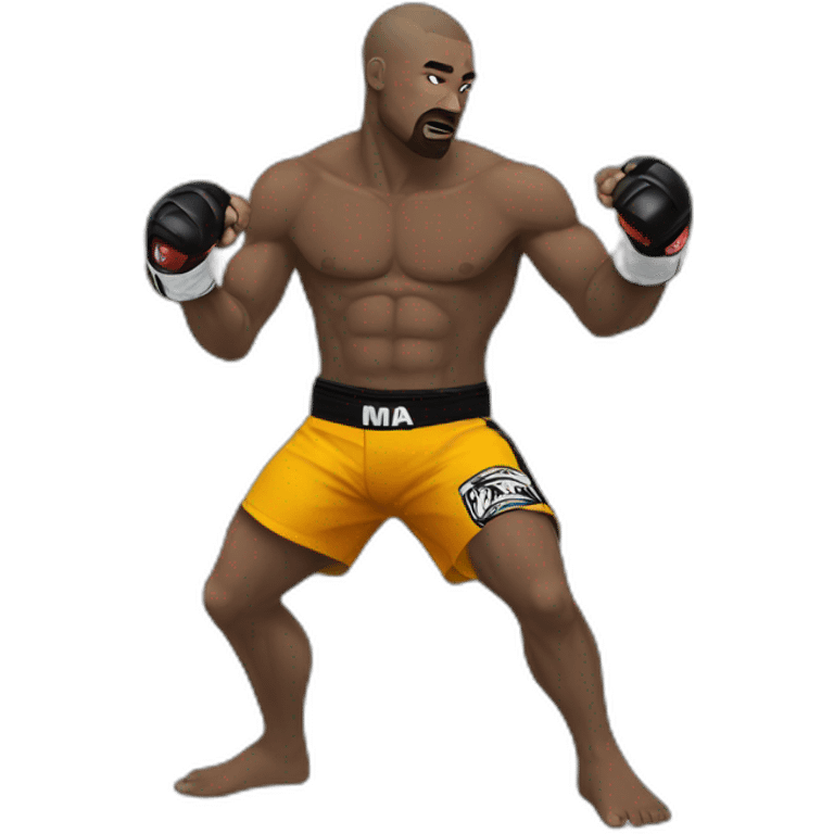 mma fighting emoji