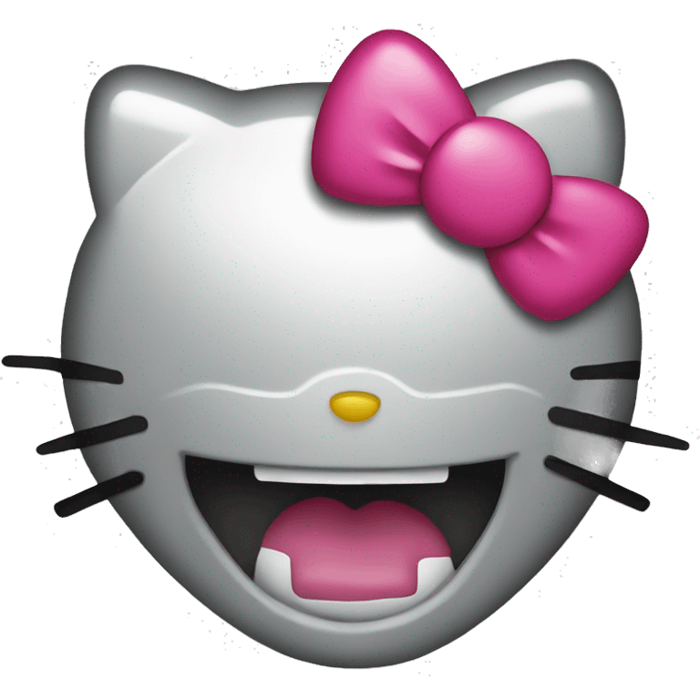 Create a ghetto hello kitty with grillz emoji