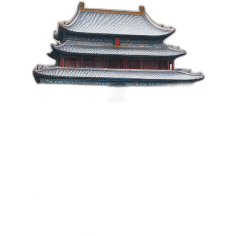 the forbidden city snow emoji