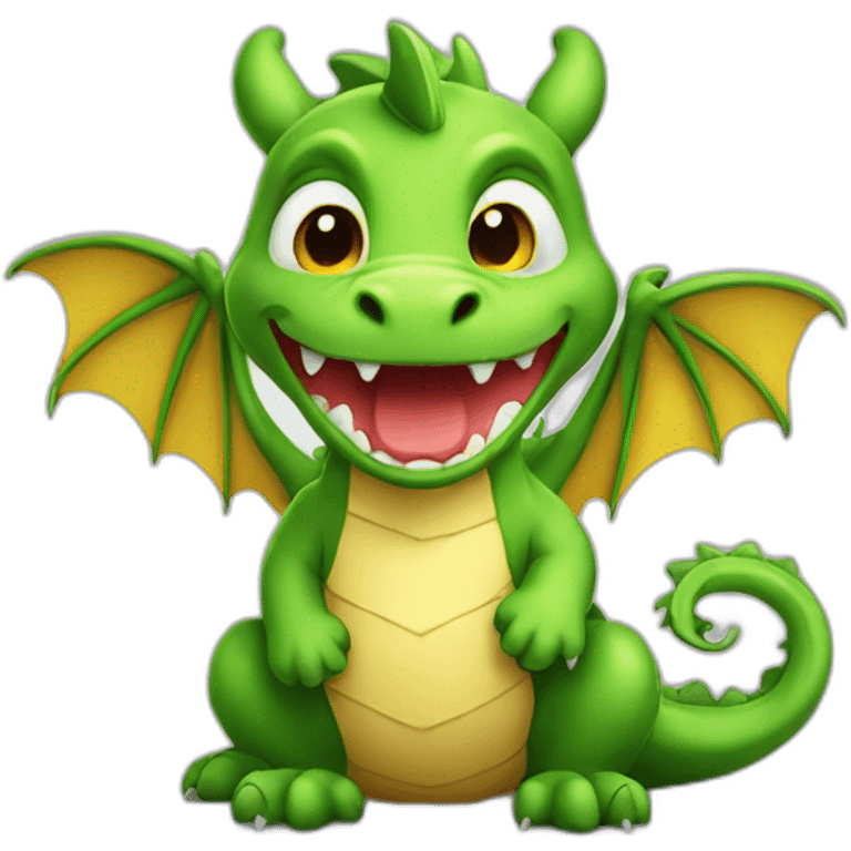 dragon cute apple emoji