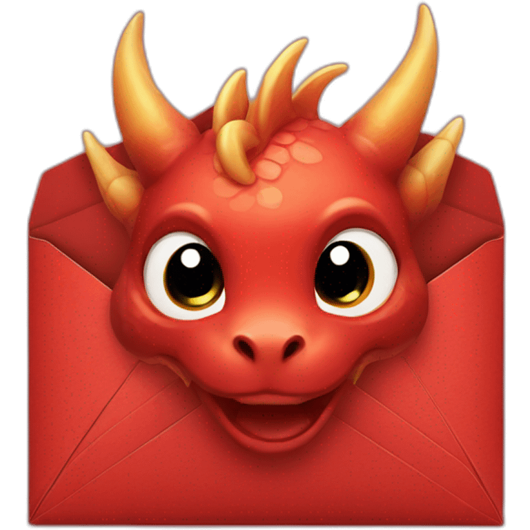 Cute dragon red envelope emoji