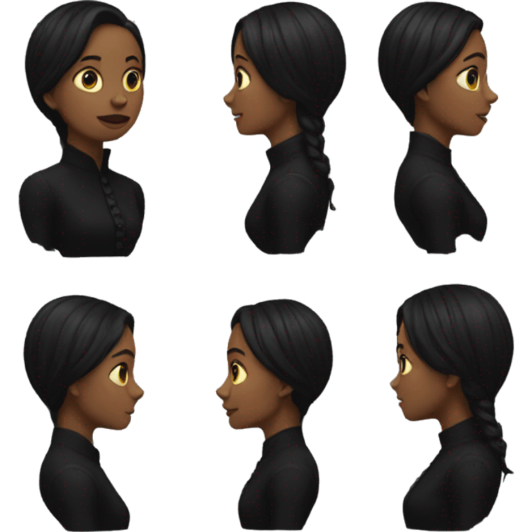 The Woman in Black emoji