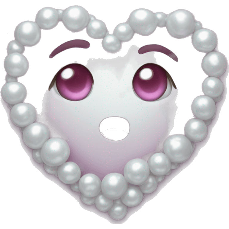 pearl heart emoji