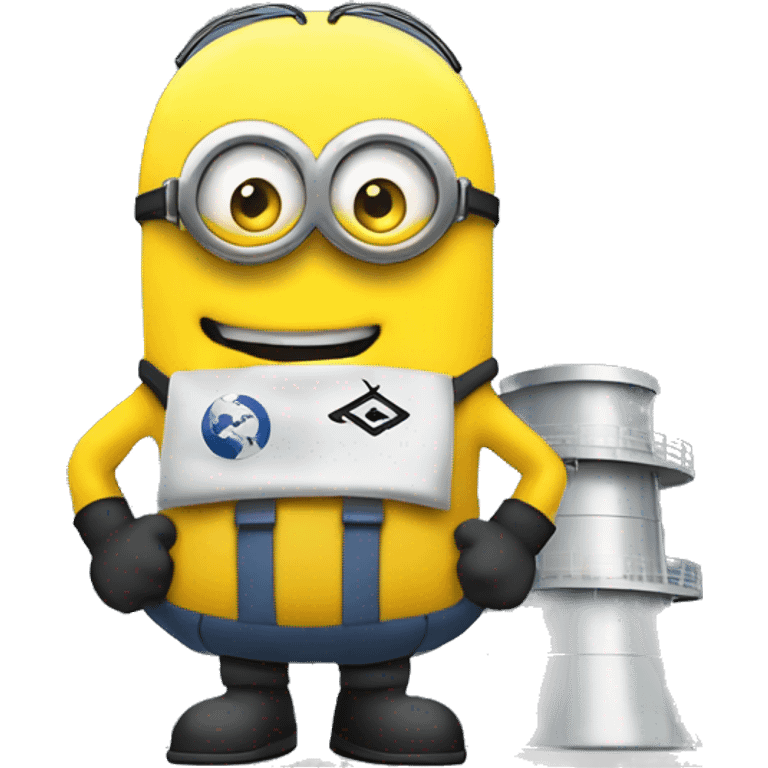 Nuclear power plant minion ￼ emoji