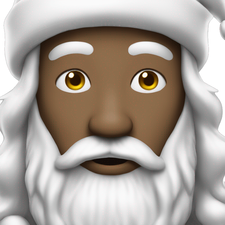 aesthetic white santa claus emoji