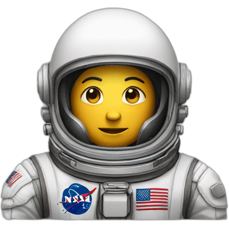 Astronaut with helmet closed emoji