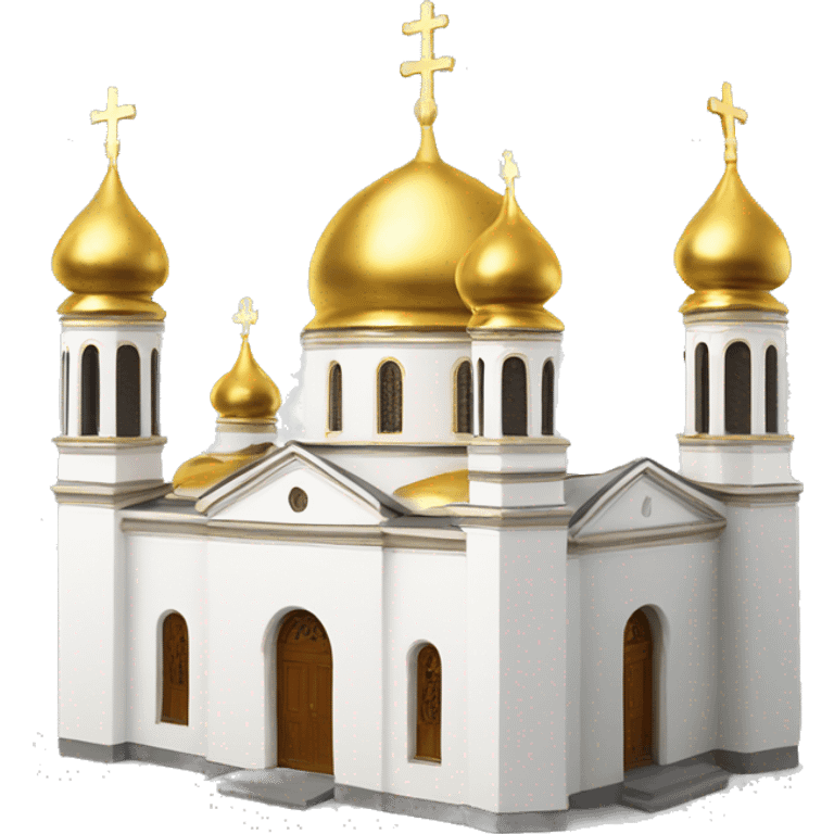 Orthodox church with golden dome emoji