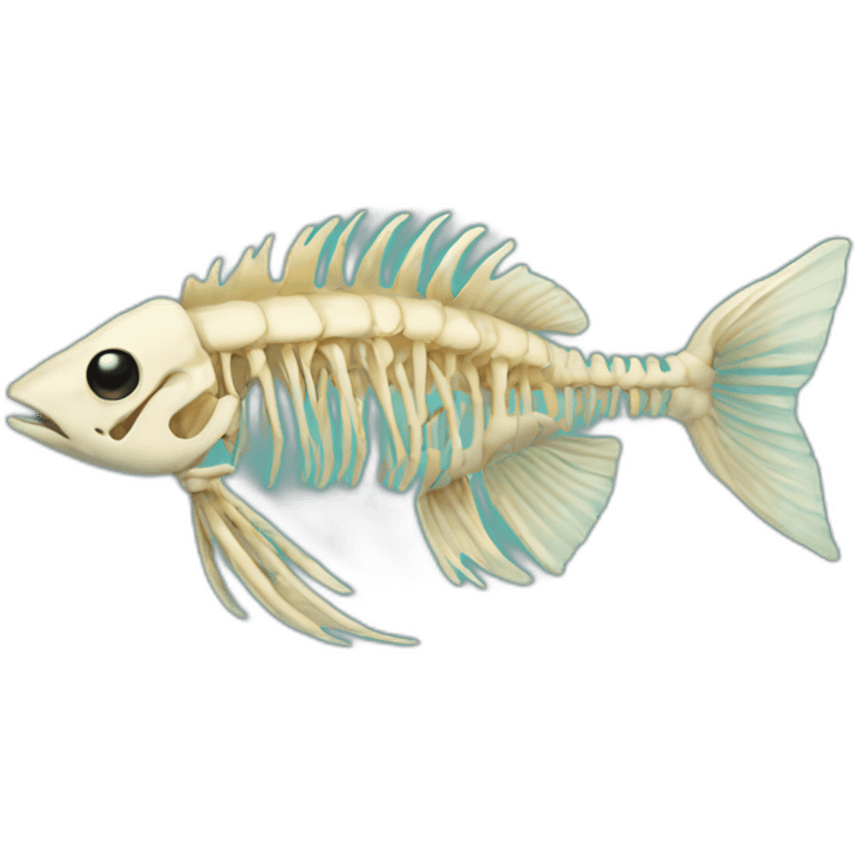 fish skeleton emoji